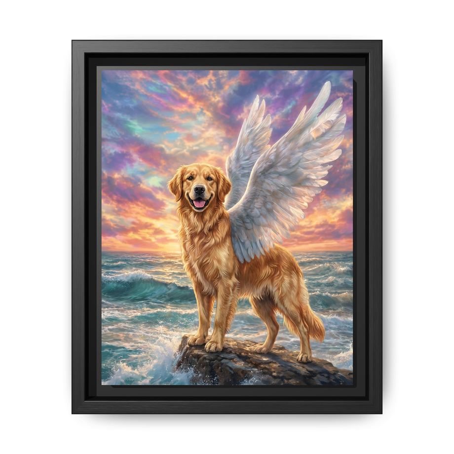 Canvas Framed 8x10 Black
