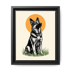 Canvas Framed 8x10 Black
