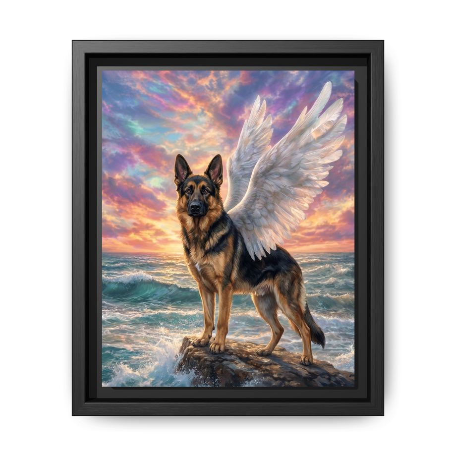 Canvas Framed 8x10 Black