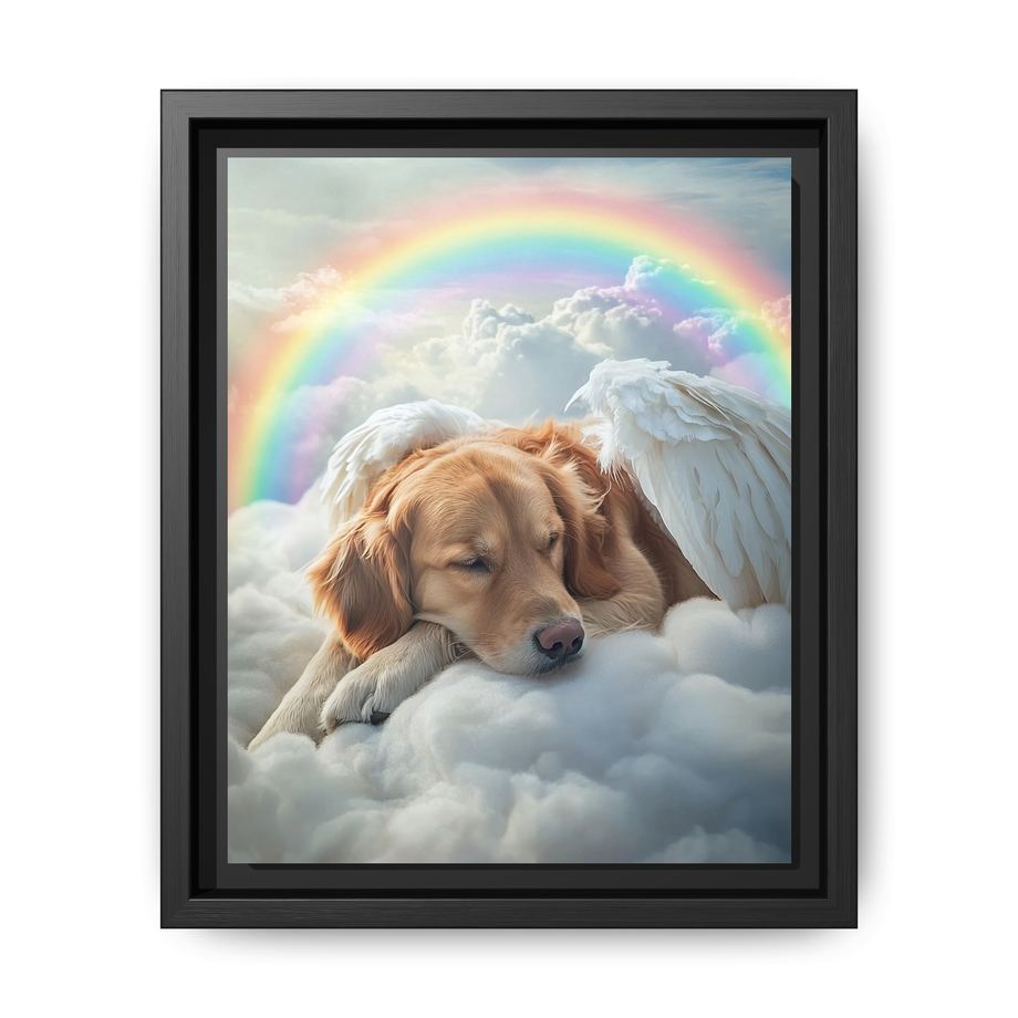 Canvas Framed 8x10 Black