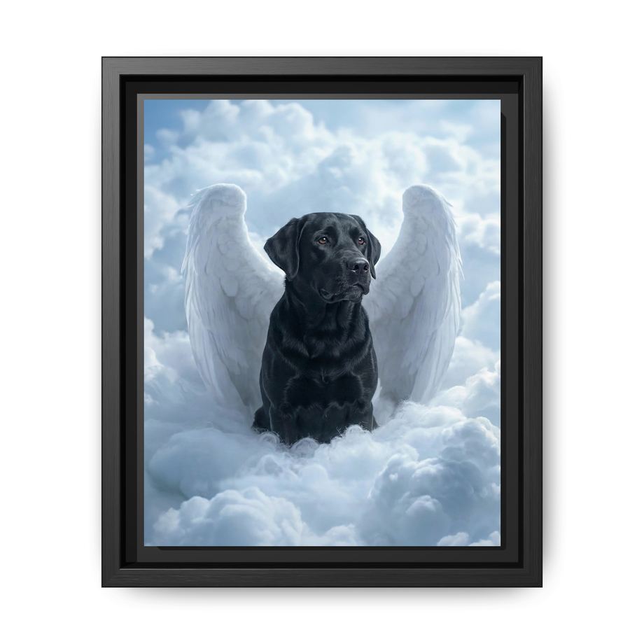 Canvas Framed 8x10 Black
