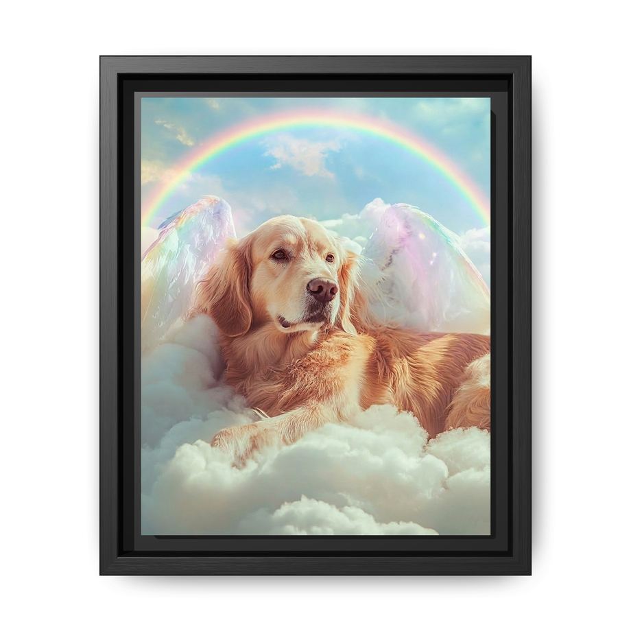 Canvas Framed 8x10 Black