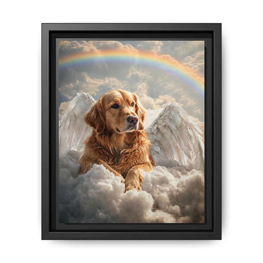 Canvas Framed 8x10 Black
