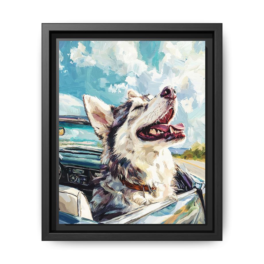 Canvas Framed 8x10 Black