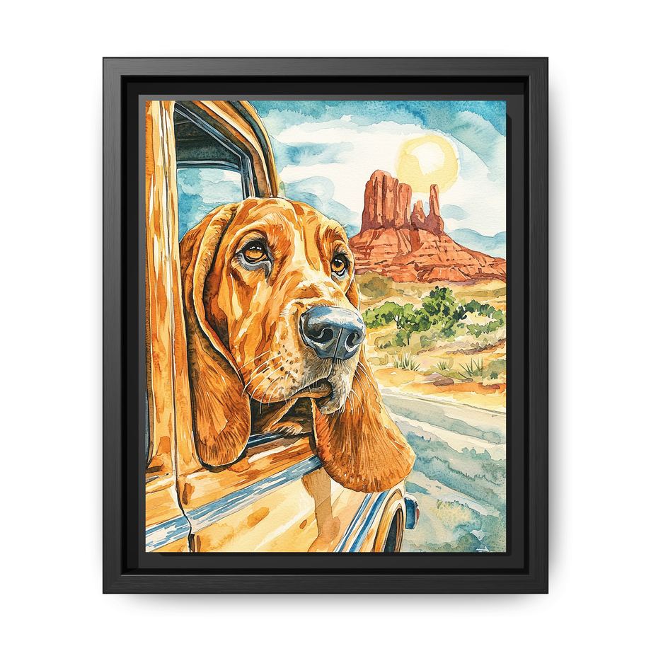 Canvas Framed 8x10 Black