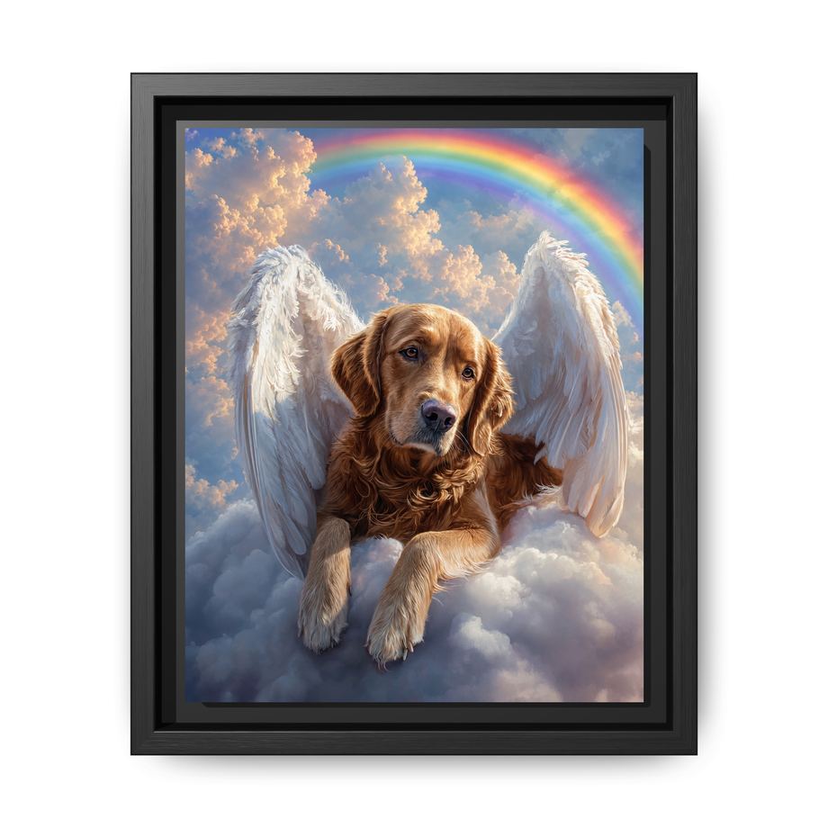 Canvas Framed 8x10 Black