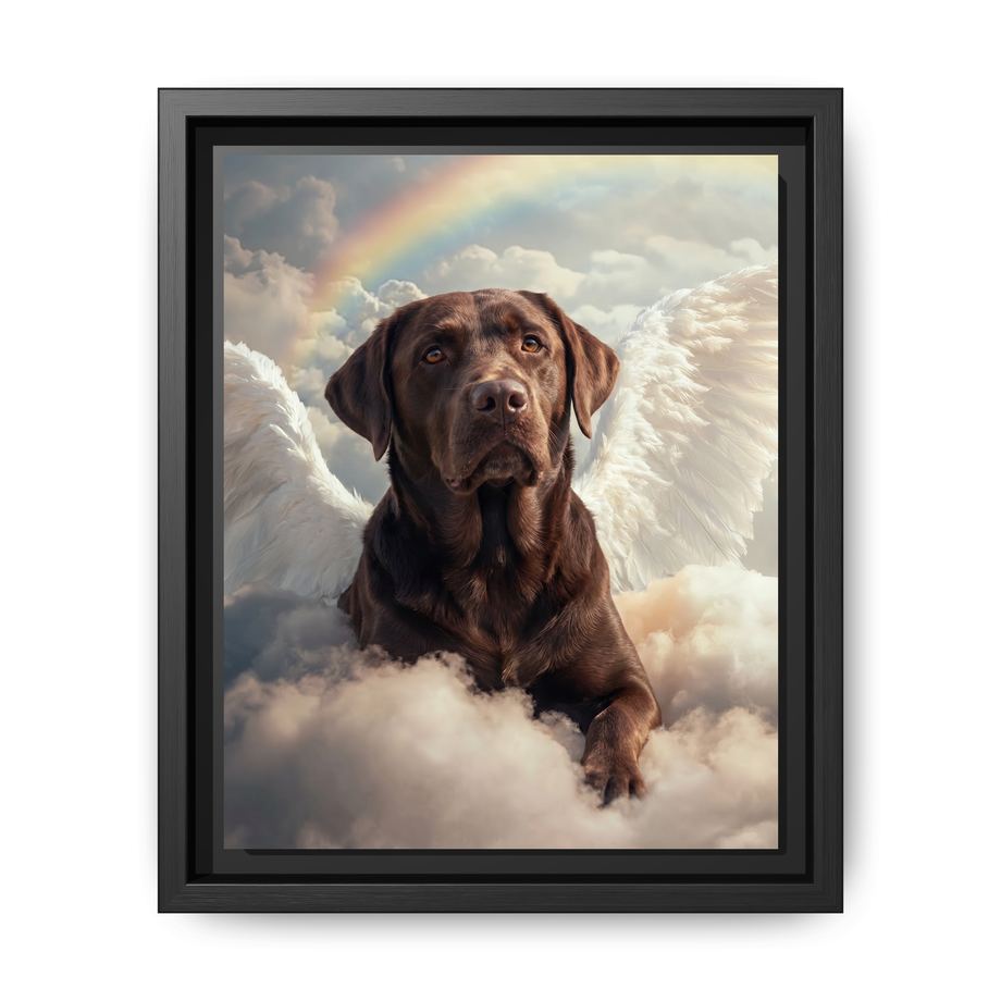 Canvas Framed 8x10 Black