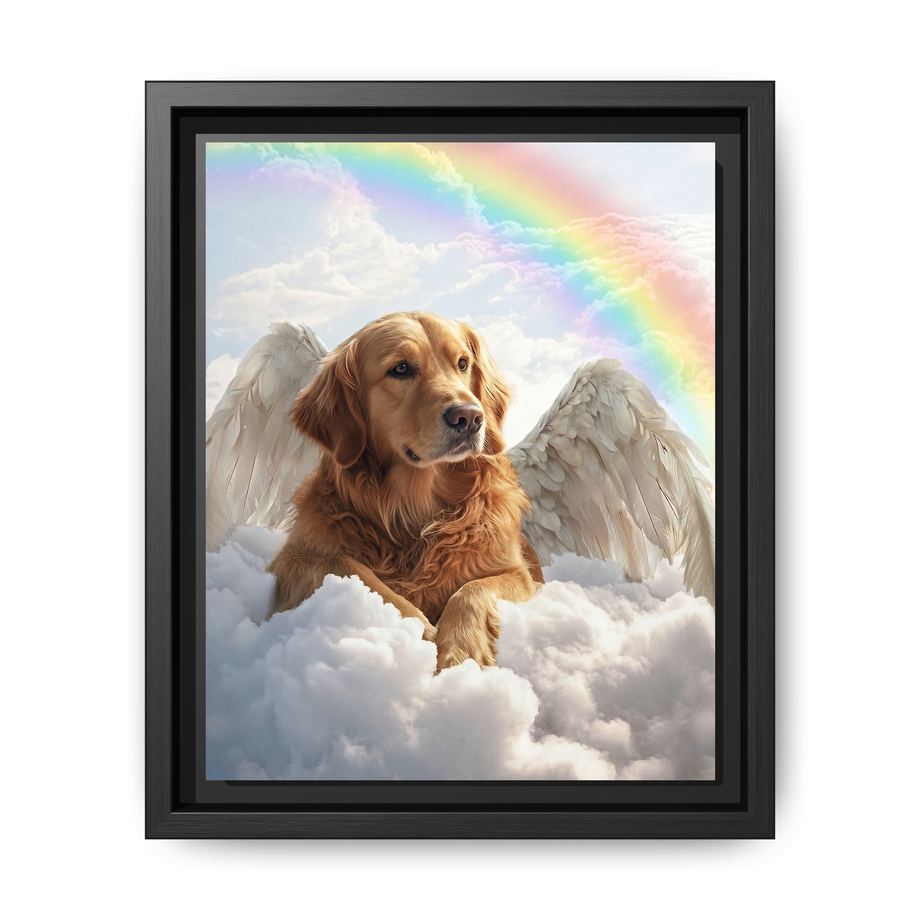 Canvas Framed 8x10 Black