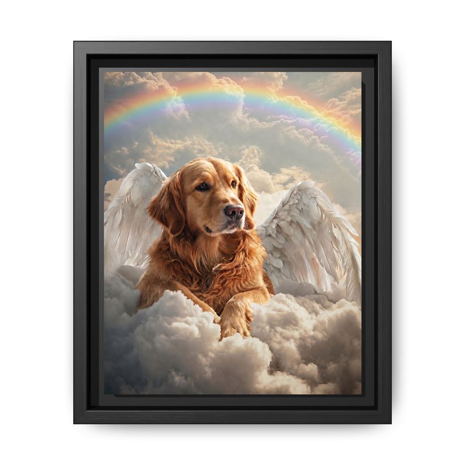 Canvas Framed 8x10 Black