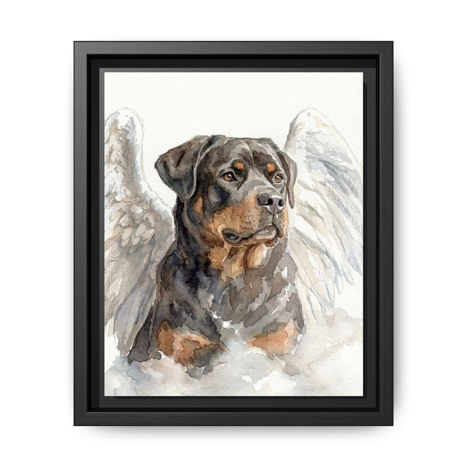 Canvas Framed 8x10 Black