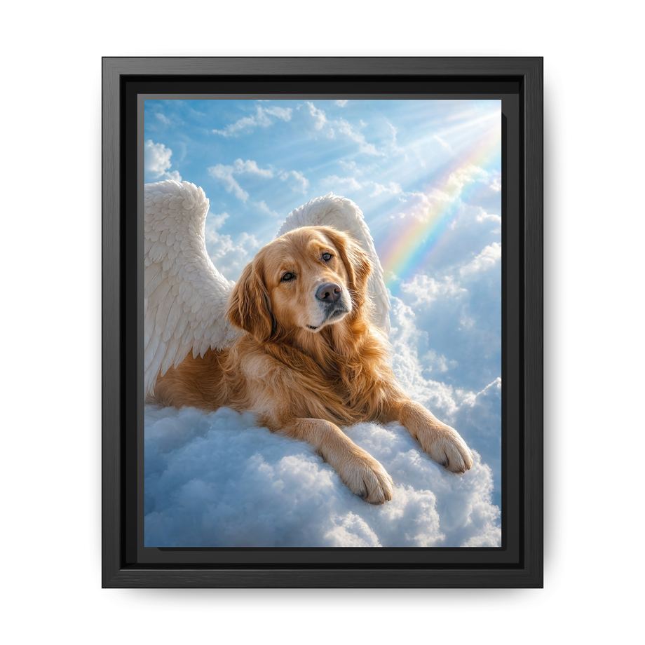 Canvas Framed 8x10 Black