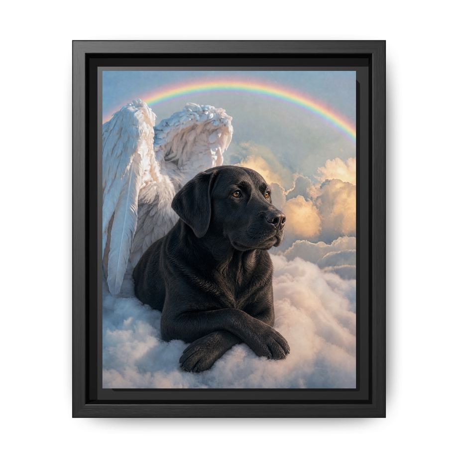 Canvas Framed 8x10 Black