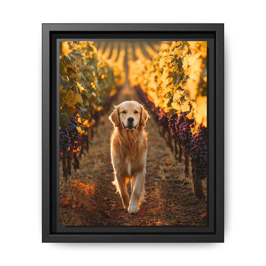 Canvas Framed 8x10 Black