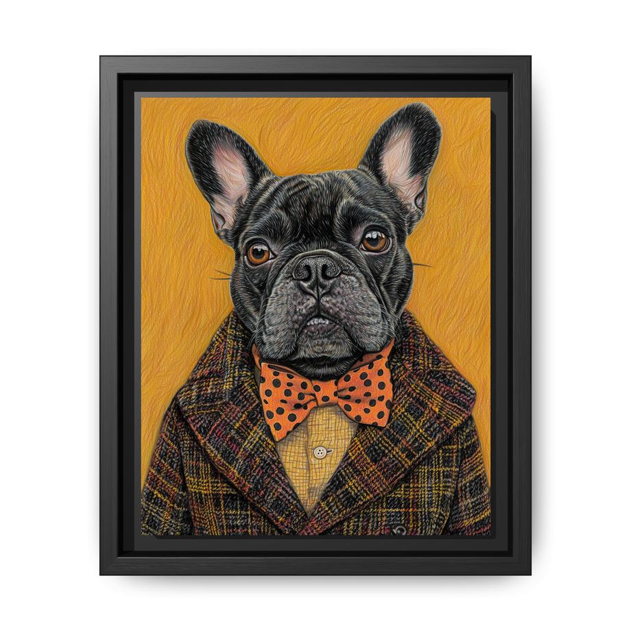 Canvas Framed 8x10 Black