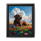 Canvas Framed 8x10 Black