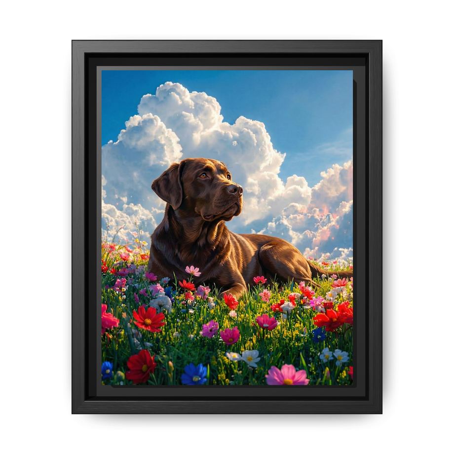 Canvas Framed 8x10 Black