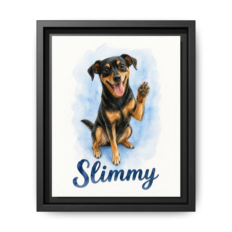 Framed 8x10 Black front