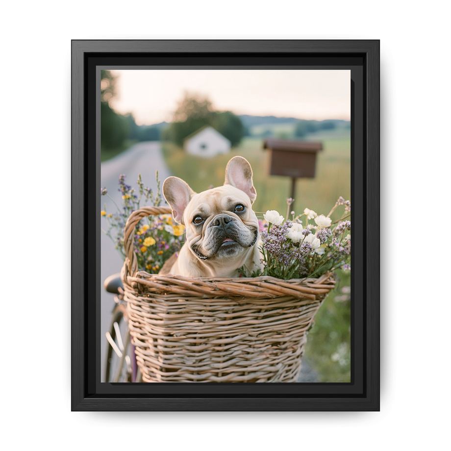 Canvas Framed 8x10 Black