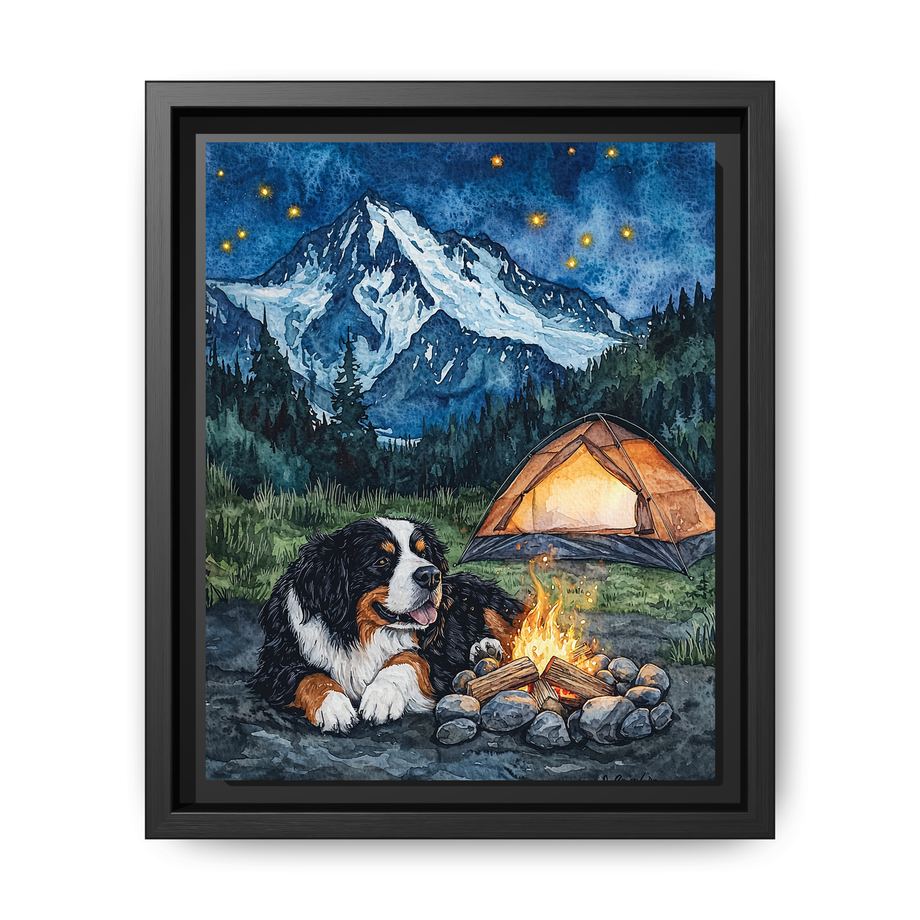Canvas Framed 8x10 Black