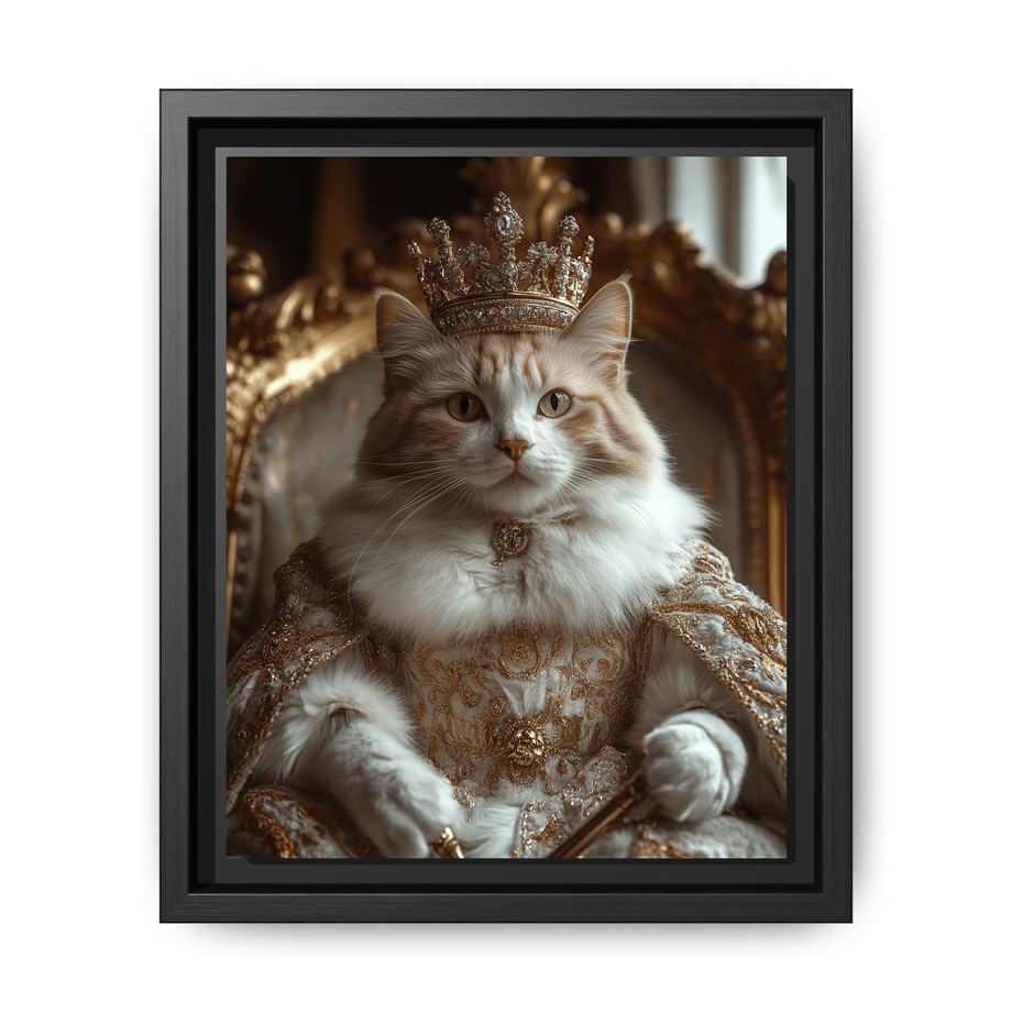 Canvas Framed 8x10 Black