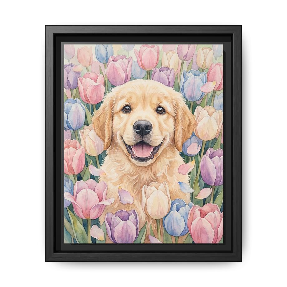 Canvas Framed 8x10 Black