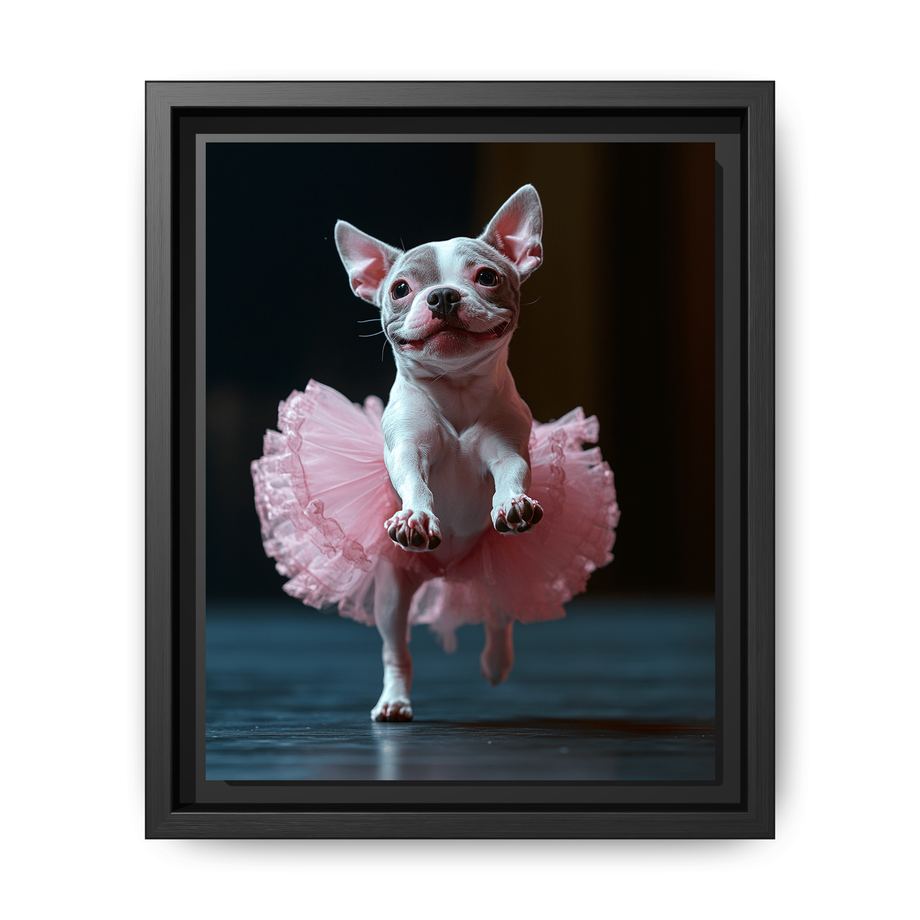 Canvas Framed 8x10 Black