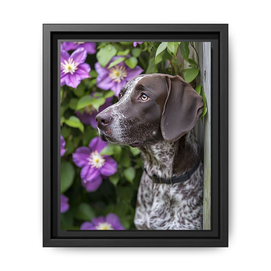 Canvas Framed 8x10 Black