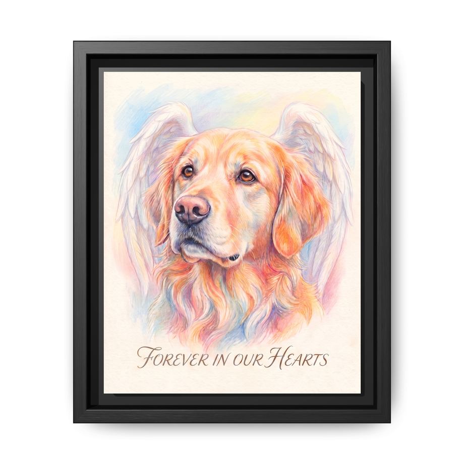 Canvas Framed 8x10 Black