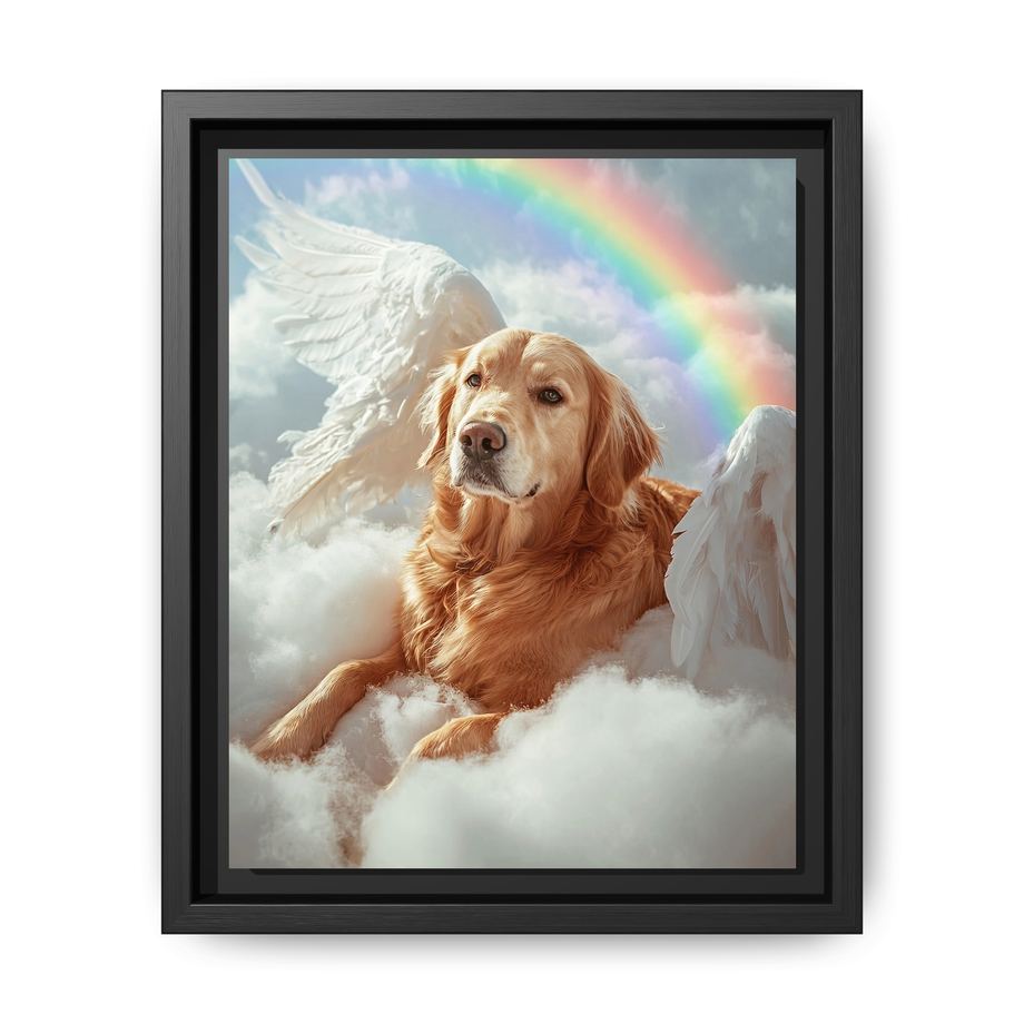 Canvas Framed 8x10 Black
