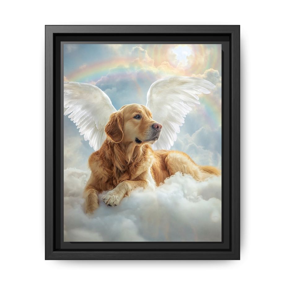 Canvas Framed 8x10 Black