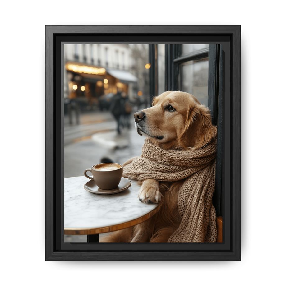 Canvas Framed 8x10 Black
