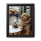 Canvas Framed 8x10 Black