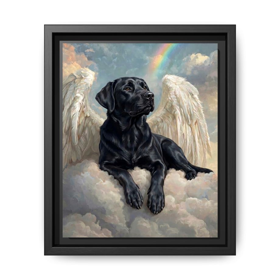 Canvas Framed 8x10 Black