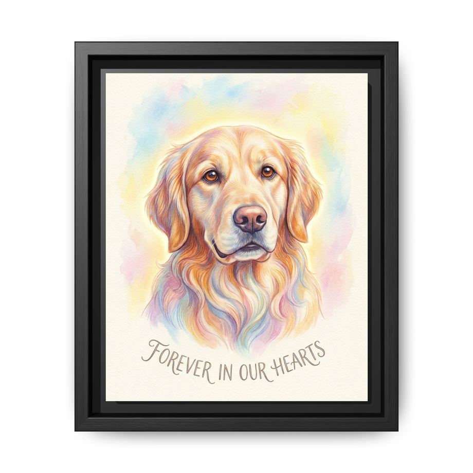 Canvas Framed 8x10 Black
