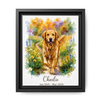 Canvas Framed 8x10 Black