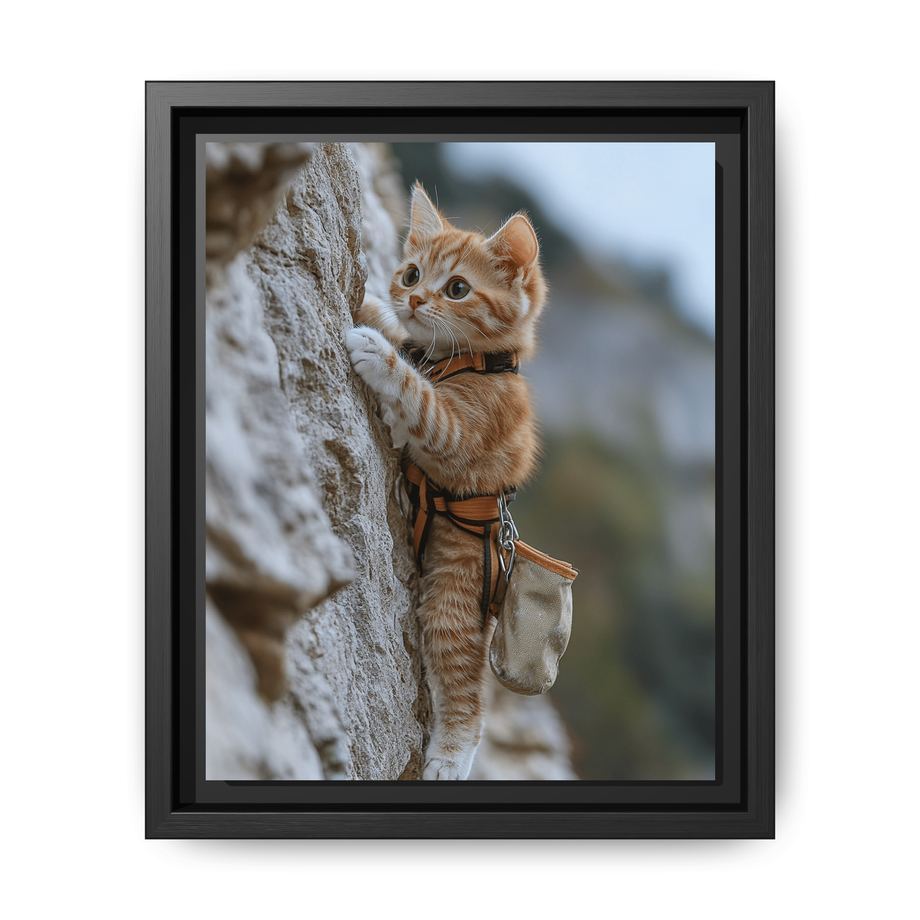 Canvas Framed 8x10 Black