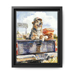 Canvas Framed 8x10 Black