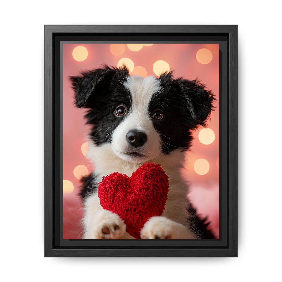 Canvas Framed 8x10 Black
