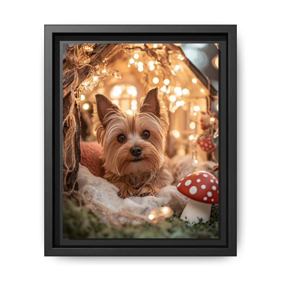 Canvas Framed 8x10 Black