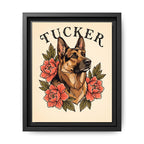 Canvas Framed 8x10 Black
