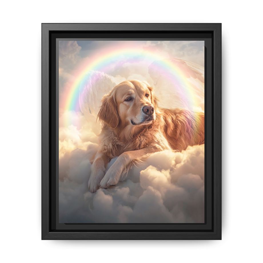 Canvas Framed 8x10 Black