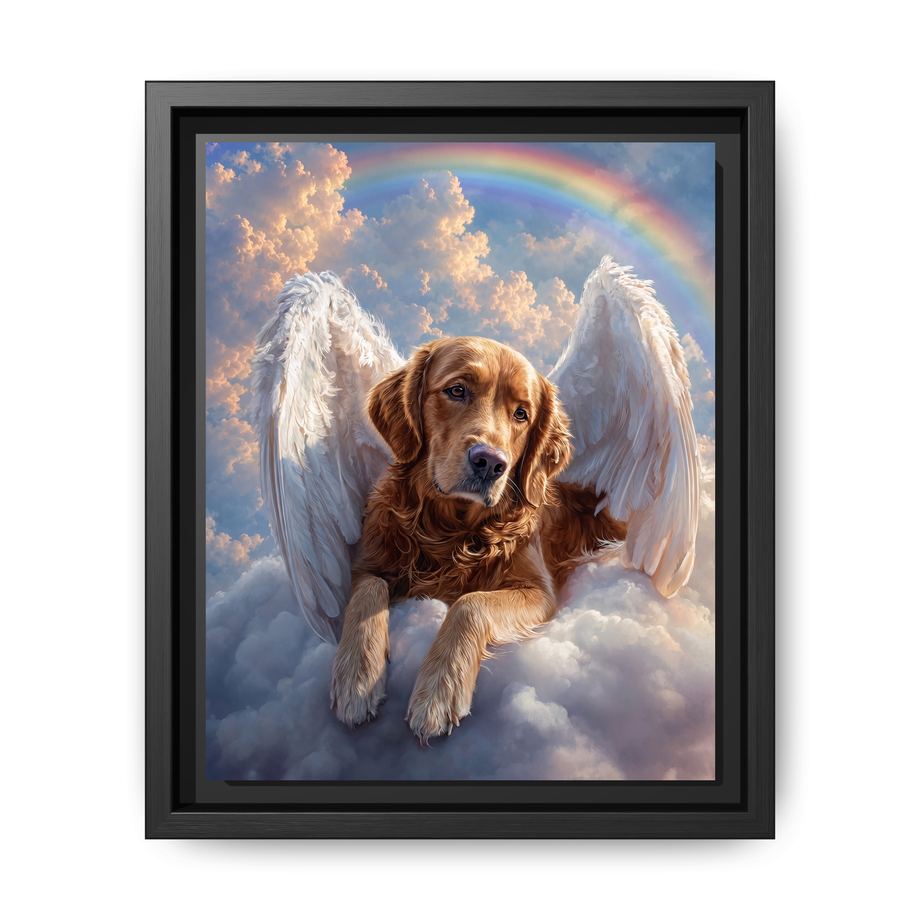 Canvas Framed 8x10 Black