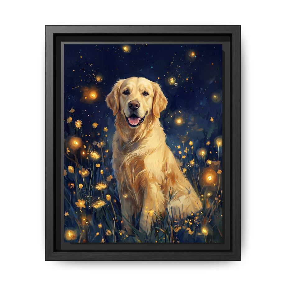 Canvas Framed 8x10 Black