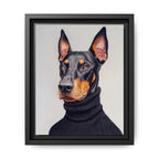 Canvas Framed 8x10 Black