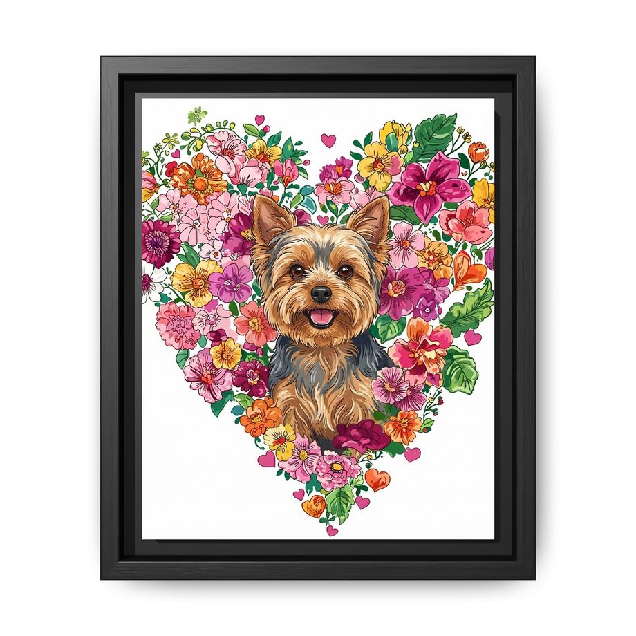 Canvas Framed 8x10 Black