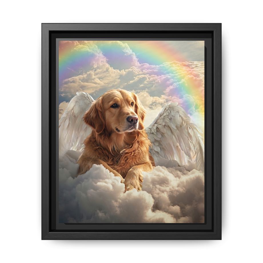 Canvas Framed 8x10 Black