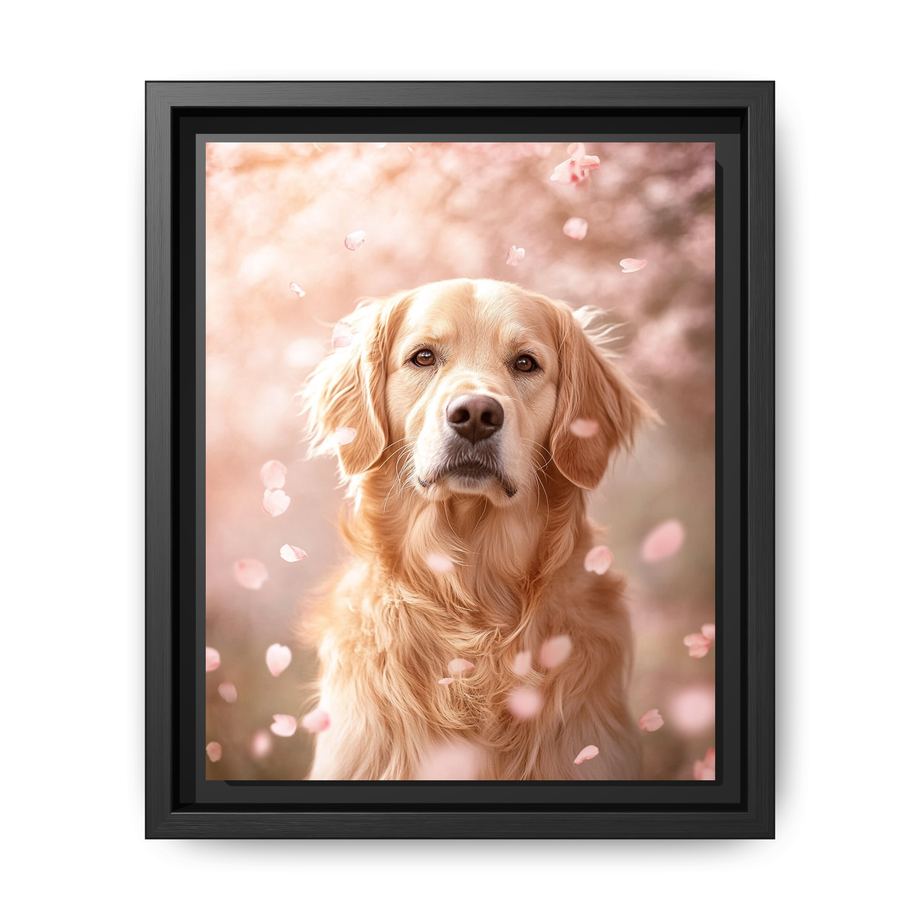 Canvas Framed 8x10 Black