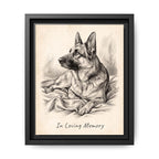 Canvas Framed 8x10 Black