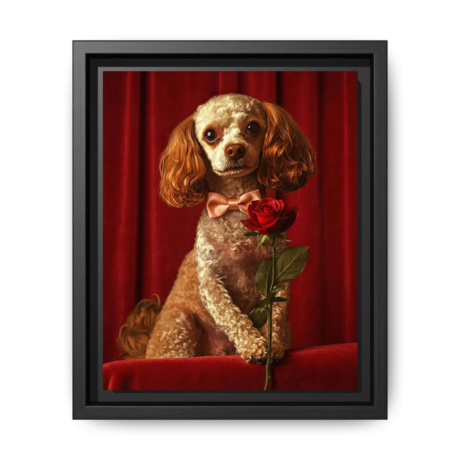 Canvas Framed 8x10 Black
