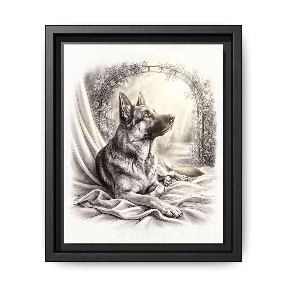 Canvas Framed 8x10 Black